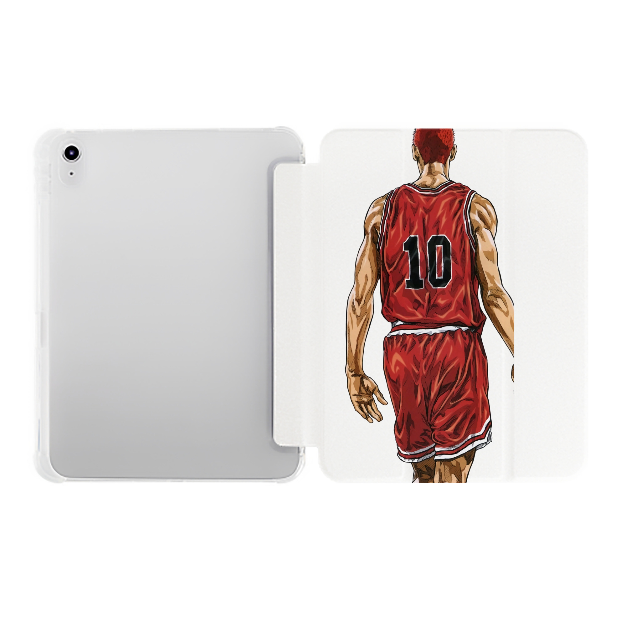 （画像用） SLAM DUNK／スラムダンク IPad ケース ペン収納付き 三つ折りスタンド PUレザー×シリコン 対応機種9.5/10.5/10.9インチ